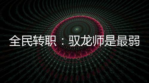 全民转职：驭龙师是最弱职业？